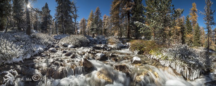 Torrent de la Pisse et premières neiges