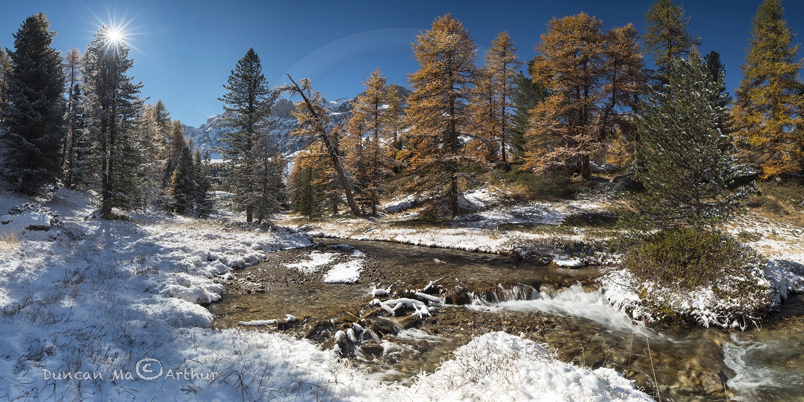 Torrent de la pisse et les premières neiges