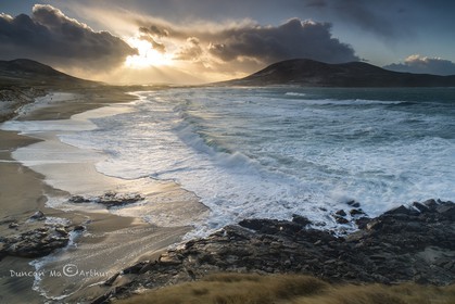 Le coucher, Scarista, île de Harris