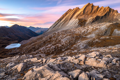 Lueur du soir sur la Taillante