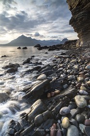 Loch Scavaig et le Cuillin noir depuis Elgol, île de Skye