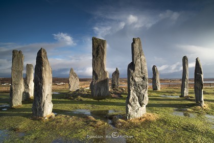 The incredible stone circle of Calanais, isle of Lewis