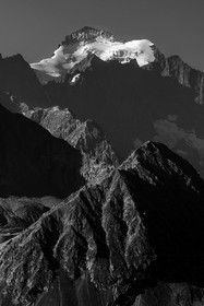 Barre des Ecrins depuis le col du Galibier