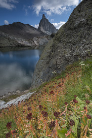 Le lac Blanchet supérieur et la tête des Toillies